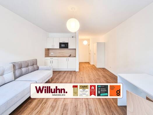 Wohnung zum Kauf - Erstbezug 129.000 € 1 Zimmer 29,4 m² 2. Geschoss Volkmarsdorf Leipzig 04315