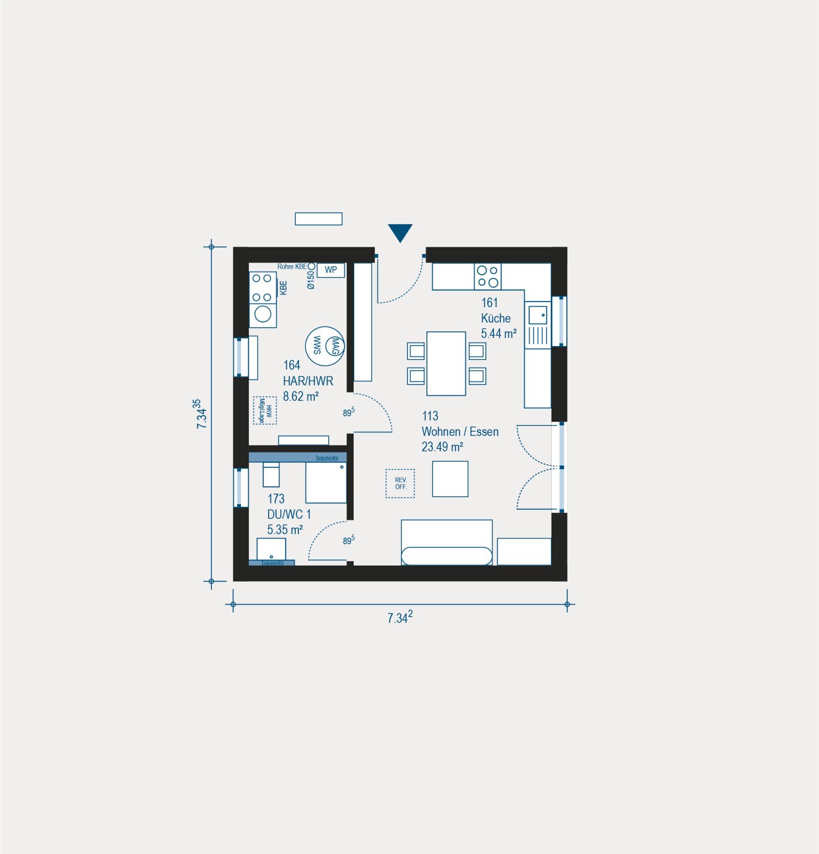 Bungalow zum Kauf provisionsfrei 336.599 € 1 Zimmer 42,9 m²<br/>Wohnfläche 450 m²<br/>Grundstück Rinnthal 76857