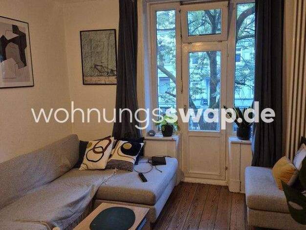 Studio zur Miete Tauschwohnung 865 € 2 Zimmer 51 m² 2. Geschoss Eimsbüttel Hamburg 20255