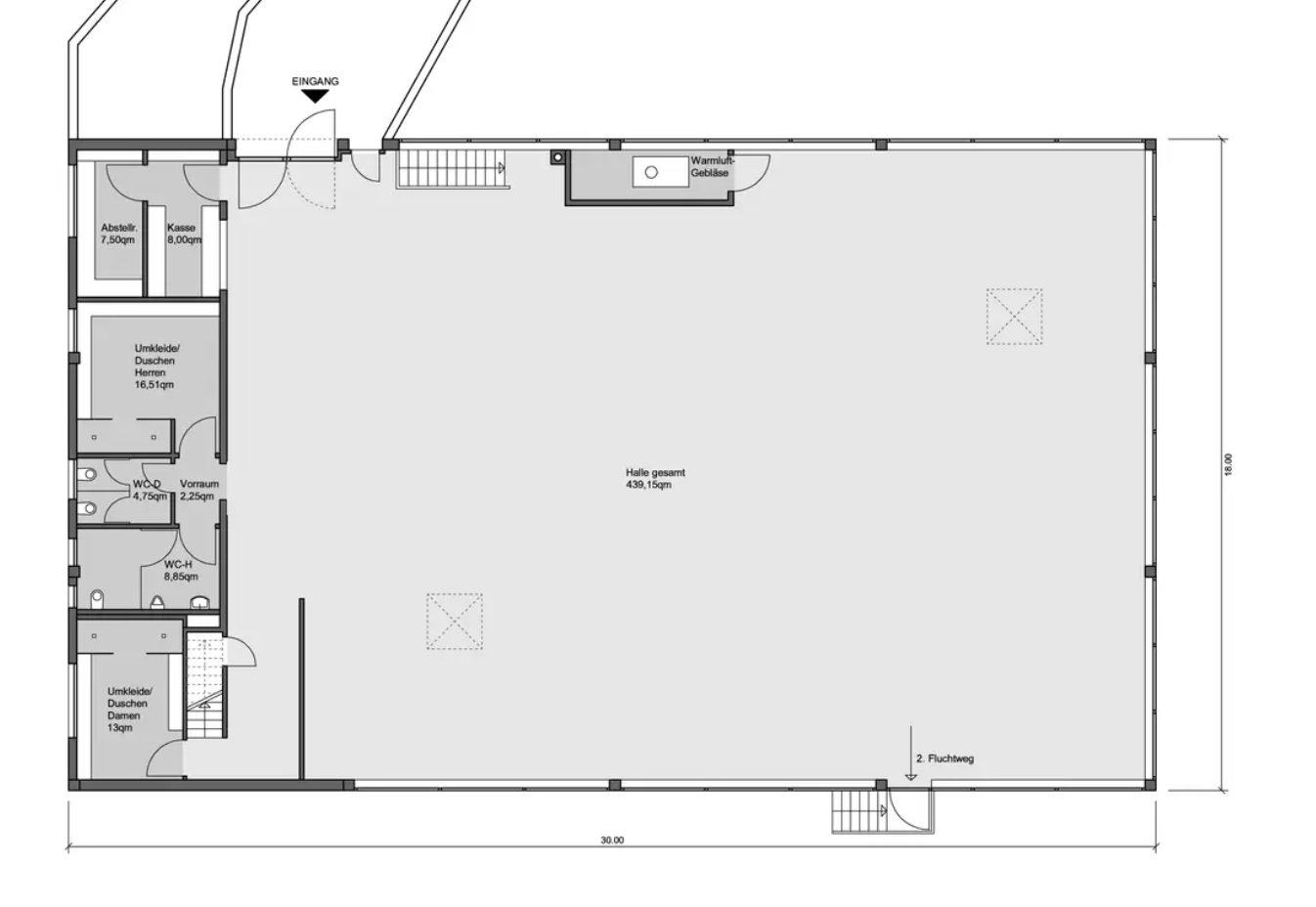 Lagerhalle zur Miete provisionsfrei 6.000 € 1.057 m²<br/>Lagerfläche Roermonder Straße 155 Ponttor Aachen 52072