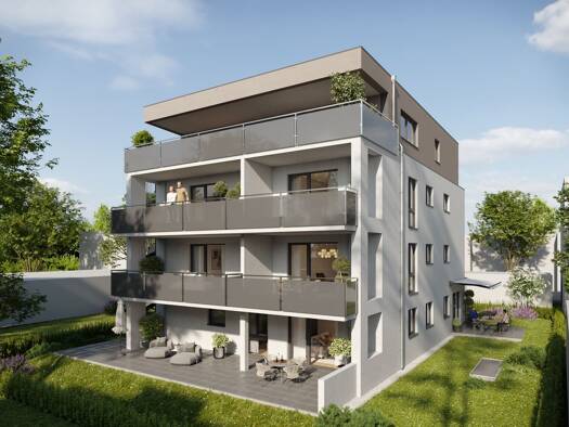 Wohnung zur Miete - Erstbezug 1.270 € 3 Zimmer 94,2 m² 2. Geschoss Waldshut Waldshut-Tiengen 79761