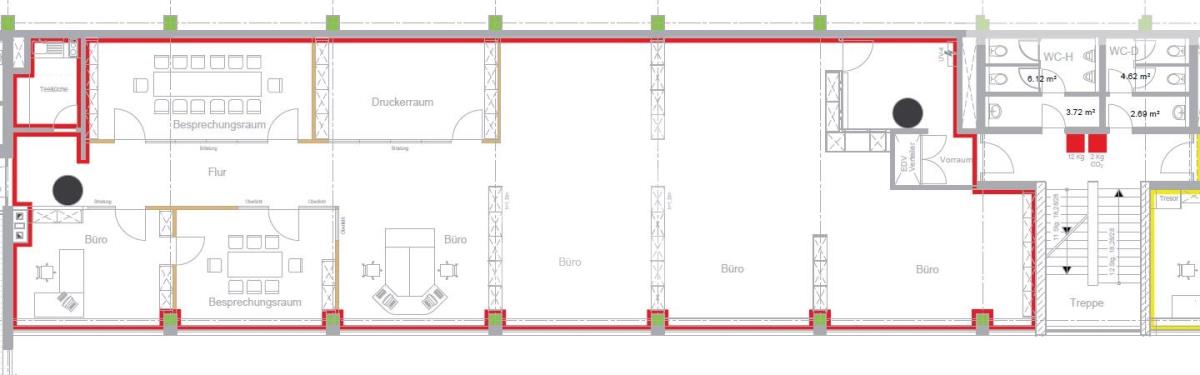 Bürofläche zur Miete provisionsfrei 5,50 € 1.398 m²<br/>Bürofläche ab 1.398 m²<br/>Teilbarkeit Gütz Landsberg 06188