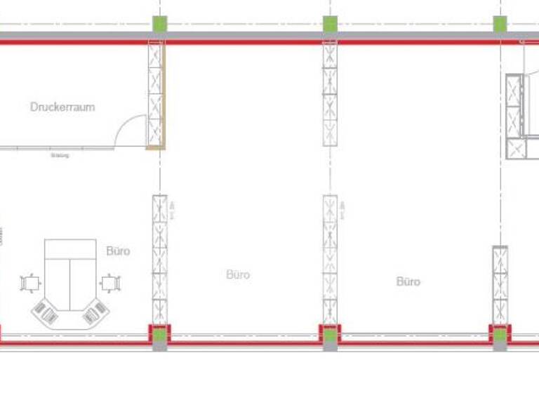 Bürofläche zur Miete provisionsfrei 5,50 € 1.398 m² Bürofläche teilbar ab 1.398 m² Gütz Landsberg 06188