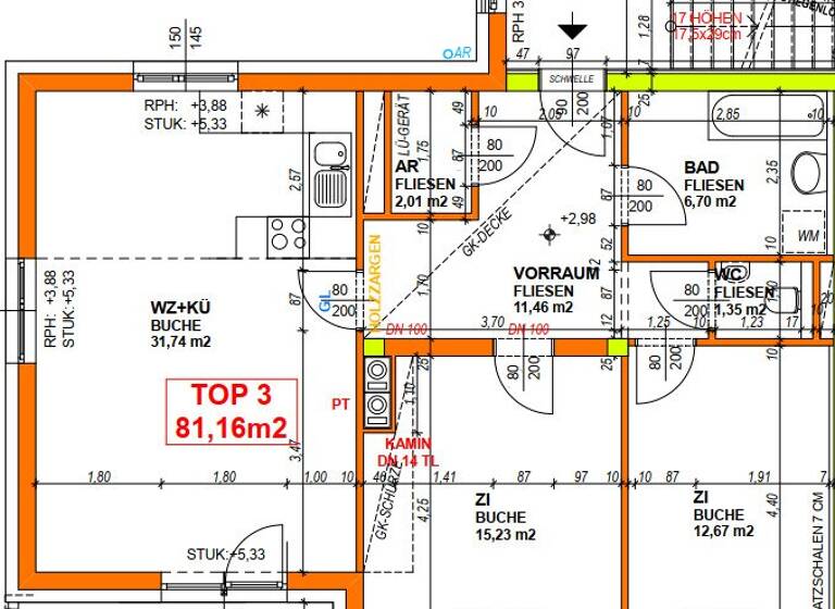 Wohnung zum Kauf 178.552 € 3 Zimmer 81,2 m² frei ab sofort Am Weißen Kreuz, Kirnberg Kirnberg an der Mank 3241