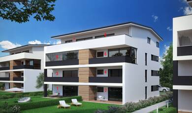 Wohnung zum Kauf - Neubau provisionsfrei 383.175 € 3,5 Zimmer 82 m² EG Sigmaringen Achbergstraße 42 Sigmaringen Sigmaringen 72488