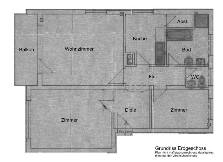 Wohnung zum Kauf 225.000 € 3 Zimmer 88 m² EG Miltenberg 63897