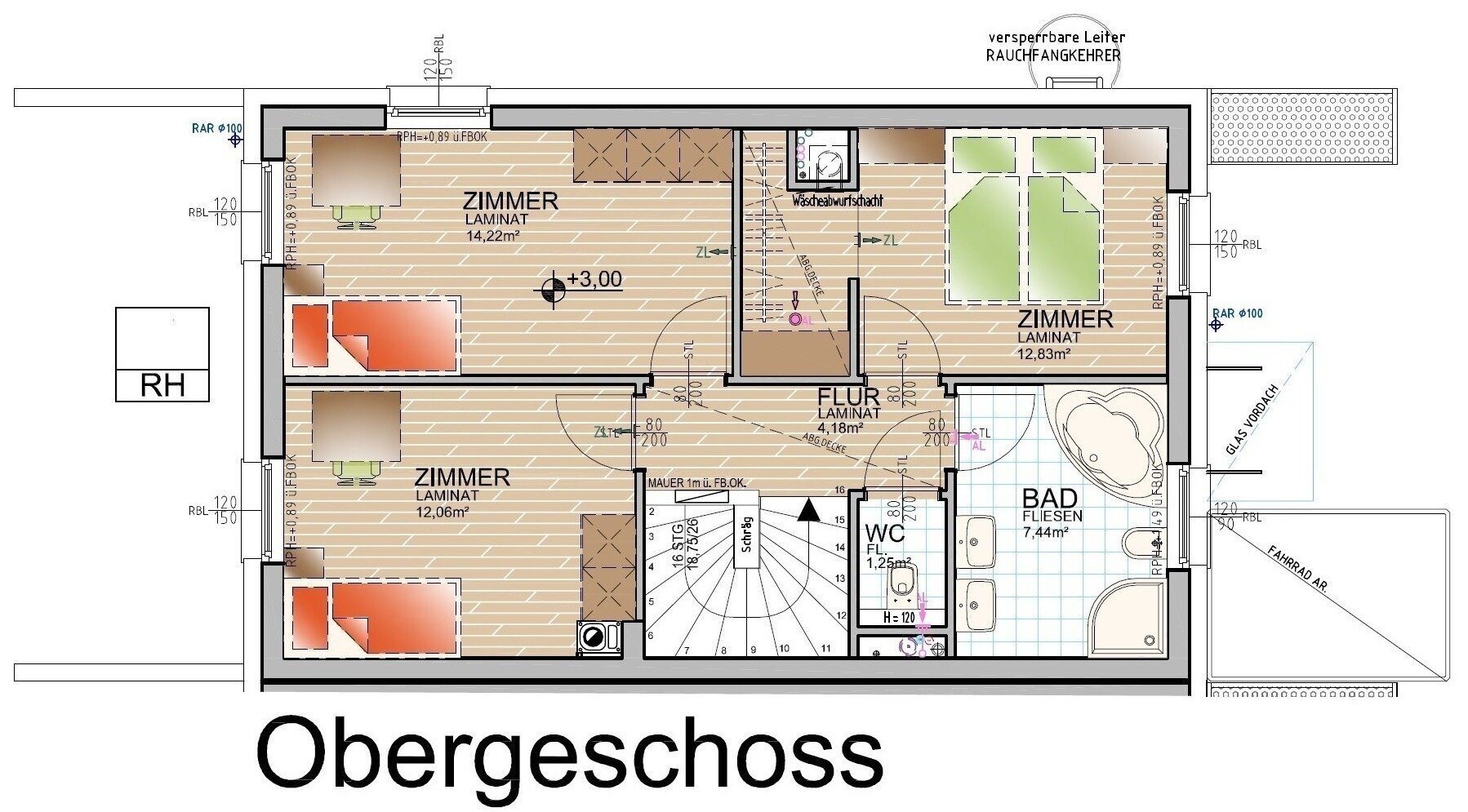 Reihenendhaus zum Kauf 449.000 € 4 Zimmer 103,3 m²<br/>Wohnfläche Unterwaltersdorf 2442