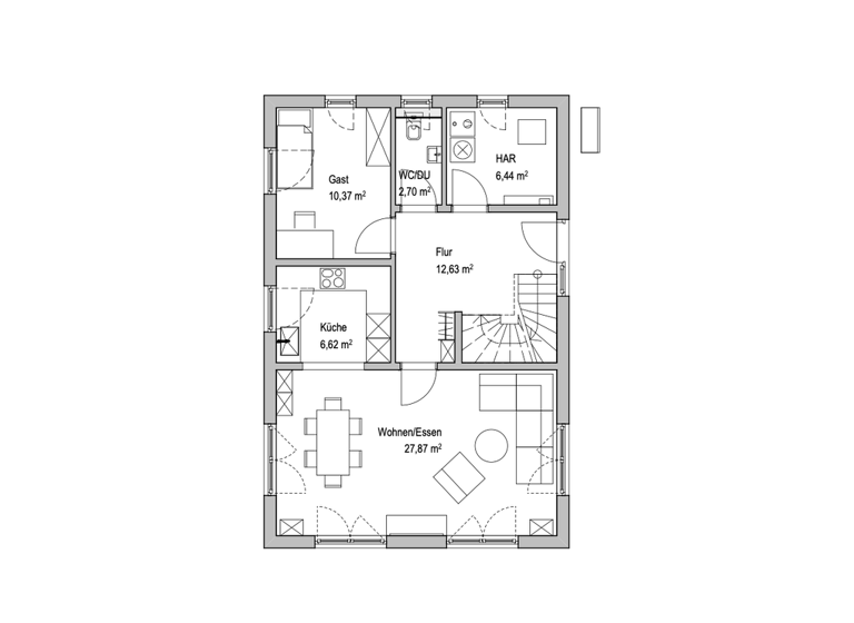 Einfamilienhaus zum Kauf - Erstbezug 999.000 € 6 Zimmer 142 m² 670 m² Grundstück Leitershofen Stadtbergen 86391