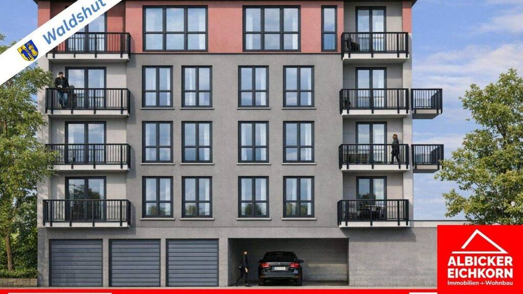 Wohnung zum Kauf provisionsfrei 427.800 € 3 Zimmer 93 m² 2. Geschoss Grieshaberstr. 5 Waldshut Waldshut-Tiengen 79761