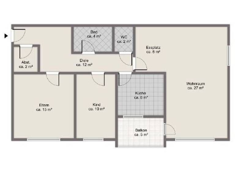 Wohnung zum Kauf 188.000 € 3 Zimmer 86 m²<br/>Wohnfläche 10.<br/>Geschoss Mülldorf Sankt Augustin 53757