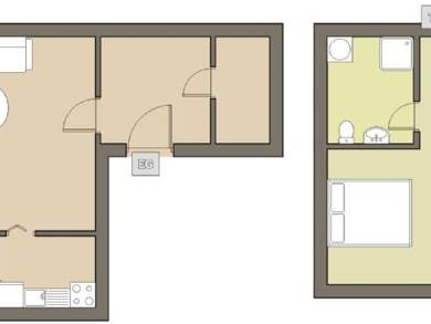 Maisonette zur Miete 350 € 2 Zimmer 65 m² EG frei ab sofort Weißenfelser Straße 14 Zeitz Zeitz 06712