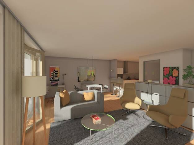 Wohnung zum Kauf - Neubau provisionsfrei 418.890 € 2 Zimmer 64,9 m² EG Gottfriedstraße 6 St Peter Nürnberg 90478