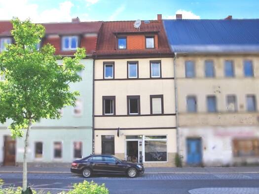 Mehrfamilienhaus zum Kauf 180.000 € 7 Zimmer 134 m² 250 m² Grundstück Pößneck,Stadt Pößneck 07381