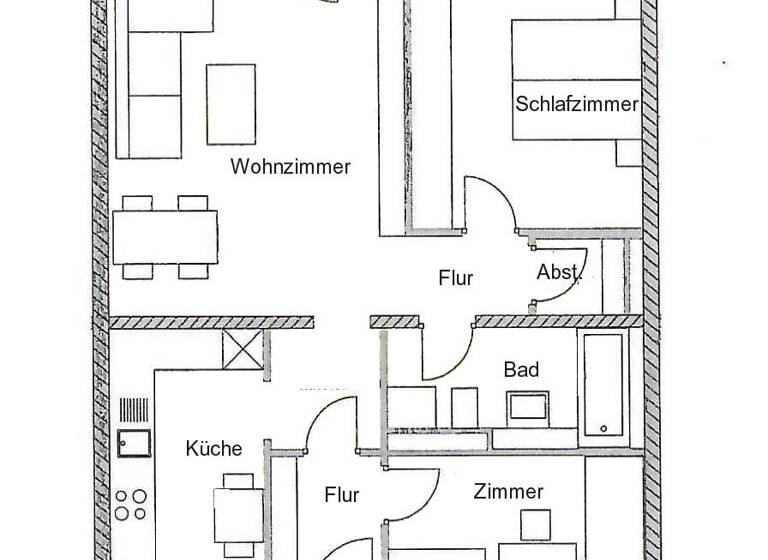 Wohnung zum Kauf 237.000 € 3 Zimmer 79 m² 1. Geschoss Büschdorf Halle 06116