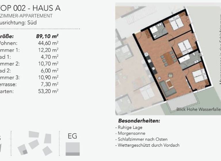 Studio zum Kauf - Erstbezug 653.000 € 4 Zimmer 89,1 m² Örlachweg 4 Oetz 6433