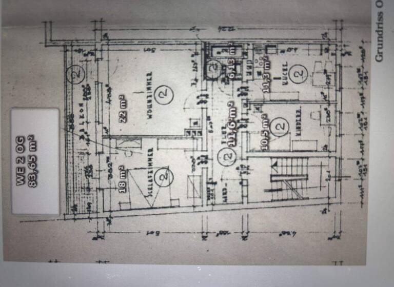 Wohnung zum Kauf 239.000 € 3 Zimmer 79,4 m² Innenstadt Osnabrück 49074