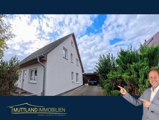 Doppelhaushälfte zum Kauf 269.000 € 4 Zimmer 90 m² 270 m² Grundstück Andershof Stralsund 18439