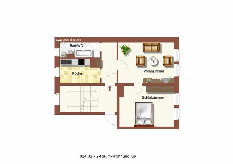 Wohnung zur Miete 249 € 2 Zimmer 46,1 m²<br/>Wohnfläche 2.<br/>Geschoss 01.02.2025<br/>Verfügbarkeit Bahnhofstraße 4 Groß Leuthen Märkische Heide 15913