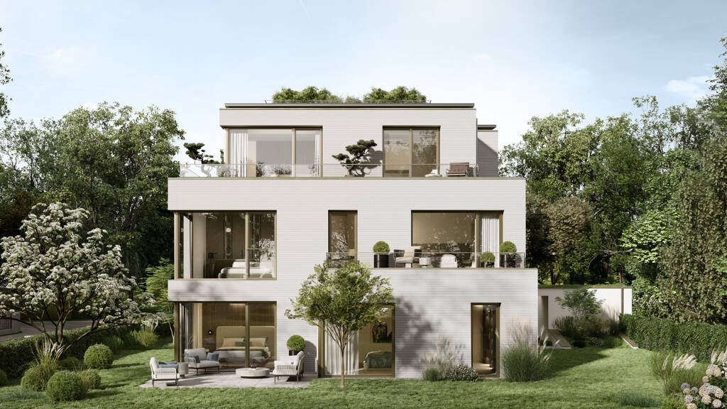 Terrassenwohnung zum Kauf - Neubau provisionsfrei 5.316.300 € 5 Zimmer 206,5 m² EG frei ab sofort Normanneplatz 8 Bogenhausen München 81925