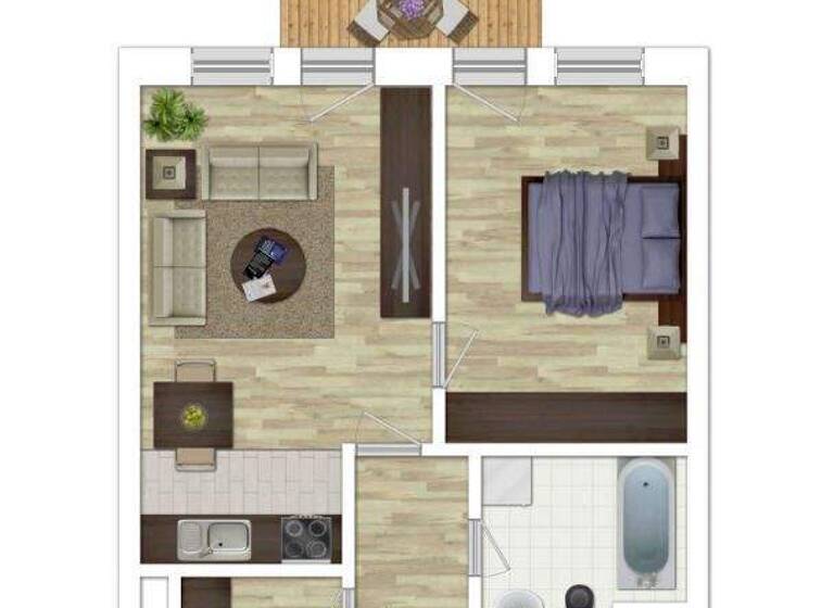 Wohnung zum Kauf 64.900 € 2 Zimmer 45,5 m² 1. Geschoss frei ab 01.05.2026 Frankenberg 09669