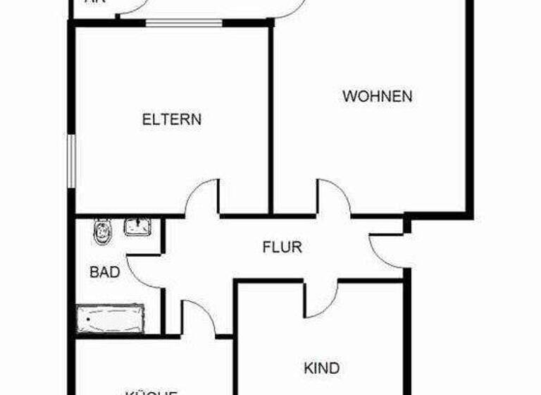 Wohnung zur Miete 553 € 3 Zimmer 62 m² 1. Geschoss frei ab 30.05.2026 Echeloh 25 Kley Dortmund 44149