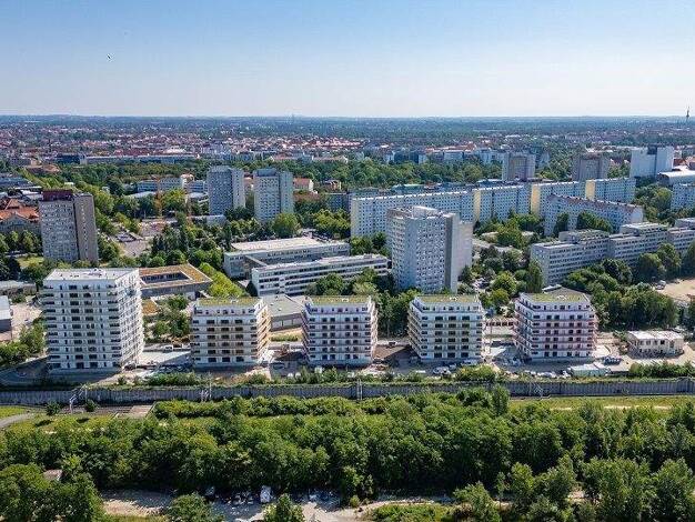 Wohnung zum Kauf - Neubau 676.400 € 5 Zimmer 118,3 m² 5. Geschoss Dösner Weg Zentrum-Südost Leipzig 04103