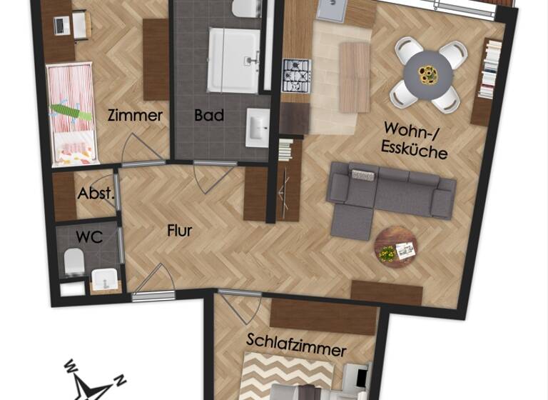 Wohnung zur Miete 1.400 € 3 Zimmer 96,8 m² frei ab 01.06.2026 Metzingen 72555