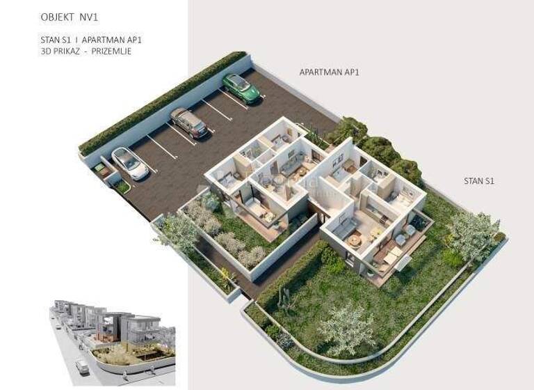 Wohnung zum Kauf 259.000 € 3 Zimmer 74 m² Novalja