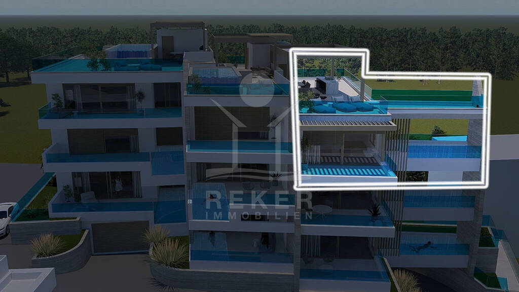 Penthouse zum Kauf - Erstbezug 950.000 € 4 Zimmer 110,5 m² 2. Geschoss Sibenik 22000