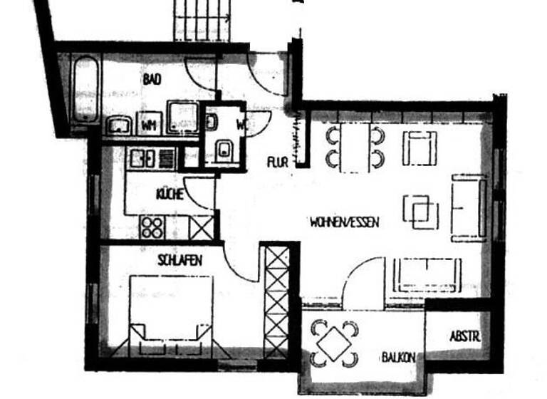 Wohnung zum Kauf 238.000 € 2 Zimmer 62 m²<br/>Wohnfläche 1.<br/>Geschoss Oberteuringen Oberteuringen 88094