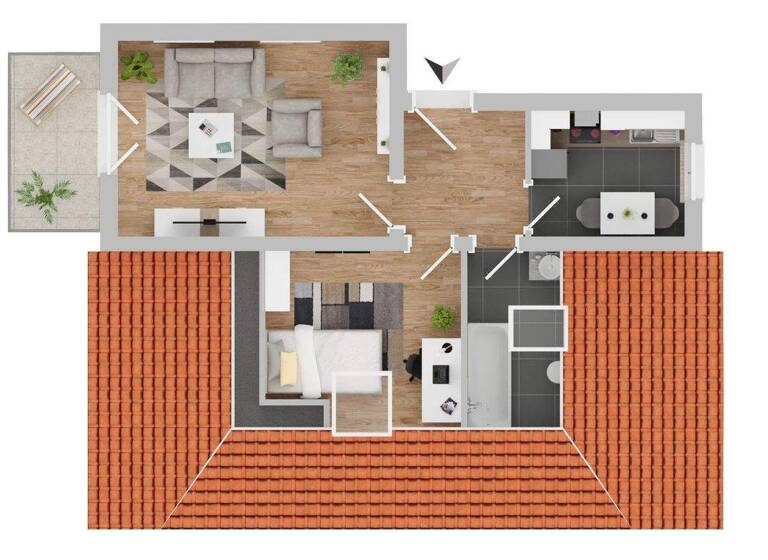 Wohnung zum Kauf provisionsfrei 89.000 € 2 Zimmer 38 m² Südstadt Weimar 99425