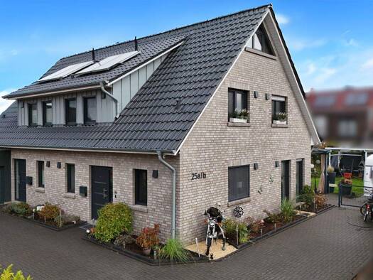 Doppelhaushälfte zum Kauf 379.000 € 4 Zimmer 113,4 m² 337 m² Grundstück Varel 26316