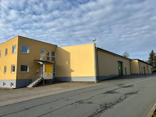 Produktionshalle zur Miete provisionsfrei 6.500 € 1.400 m² Lagerfläche Bahnhofstraße 8 Grünhain Grünhain-Beierfeld 08344