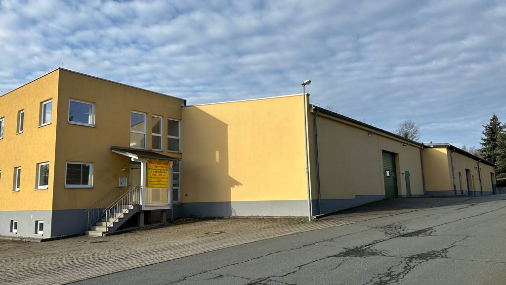 Produktionshalle zur Miete provisionsfrei 6.500 € 1.400 m² Lagerfläche Bahnhofstraße 8 Grünhain Grünhain-Beierfeld 08344