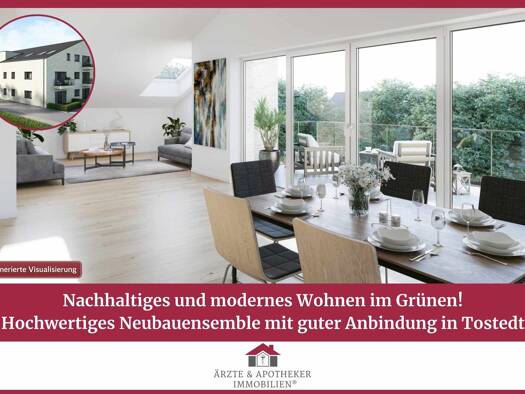 Wohnung zur Miete - Erstbezug 1.760 € 4 Zimmer 132,8 m² frei ab sofort Todtglüsingen Tostedt 21255