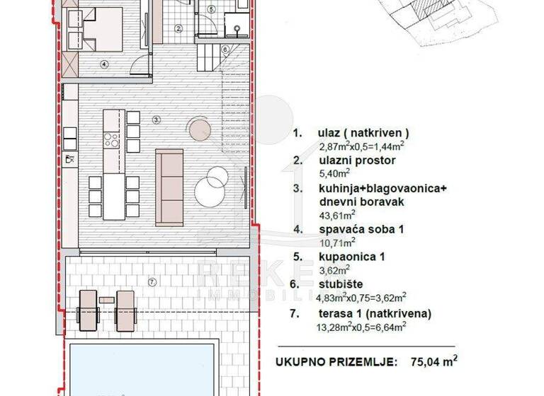Reihenmittelhaus zum Kauf - Erstbezug 793.750 € 4 Zimmer 193,7 m² 50,9 m² Grundstück Vodice 22211