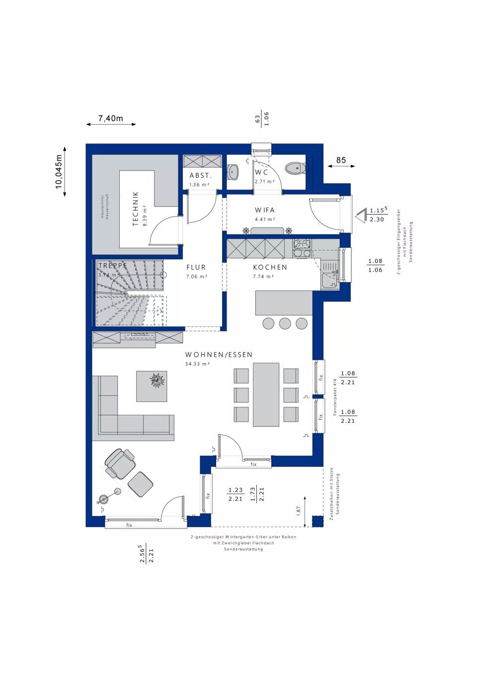 Haus zum Kauf 784.988 € 7 Zimmer 262 m²<br/>Wohnfläche 531 m²<br/>Grundstück Statistischer Bezirk 62 Hamm 59085