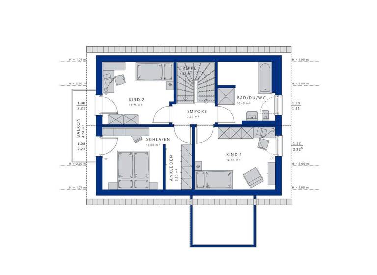 Haus zum Kauf 575.883 € 4 Zimmer 126 m² 478 m² Grundstück Holthausen Lingen (Ems) 49808