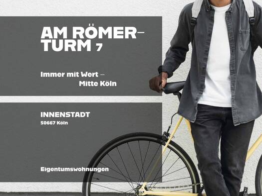 Wohnung zum Kauf provisionsfrei 359.000 € 2 Zimmer 48,9 m² EG frei ab sofort Am Römerturm 7 Altstadt-Nord Köln 50667