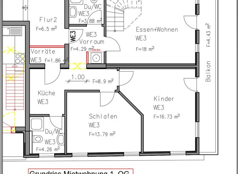 Maisonette zur Miete 1.157 € 4 Zimmer 99 m² 1. Geschoss Reit im Winkl 83242