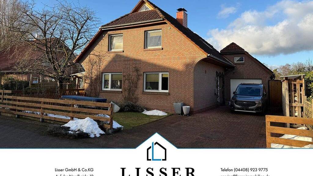 Einfamilienhaus zur Miete 1.750 € 5 Zimmer 126 m² 551 m² Grundstück frei ab 01.05.2026 Hude Hude (Oldenburg) 27798