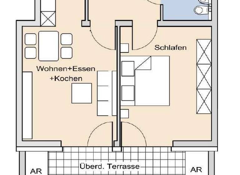 Wohnung zur Miete 600 € 2 Zimmer 60,7 m² 1. Geschoss frei ab 01.06.2026 Lindlar 51789