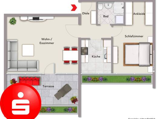 Wohnung zum Kauf 125.000 € 2 Zimmer 56 m² Bad Neustadt Bad Neustadt an der Saale 97616