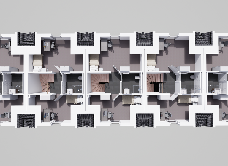 Reihenmittelhaus zum Kauf - Erstbezug provisionsfrei 454.000 € 5 Zimmer 122 m² 179 m² Grundstück Nordring 16 Fallersleben Wolfsburg 38442