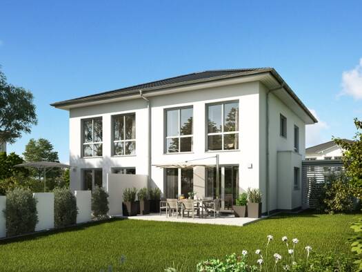 Doppelhaushälfte zum Kauf provisionsfrei 457.410 € 4 Zimmer 110 m² 650 m² Grundstück Frauenprießnitz Frauenprießnitz 07774