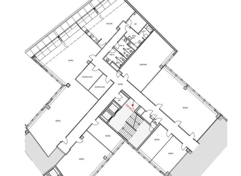 Bürofläche zur Miete 7.635 € 565 m² Bürofläche Wien 1050
