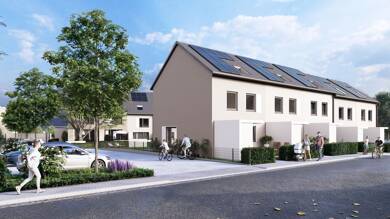 Reihenmittelhaus zum Kauf - Erstbezug provisionsfrei 349.990 € 4 Zimmer 120 m² 175,1 m² Grundstück Gundorfer Straße 15 Burghausen-Rückmarsdorf Leipzig 04178
