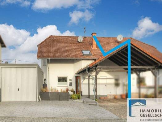 Doppelhaushälfte zum Kauf 330.000 € 5 Zimmer 98 m² 332 m² Grundstück Horhausen 56593