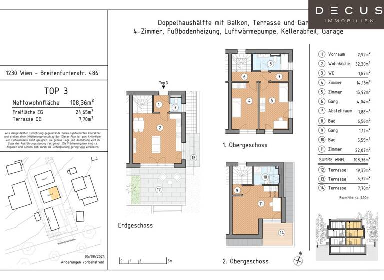 Doppelhaushälfte zum Kauf 757.000 € 4 Zimmer 108,4 m² Wien 1230