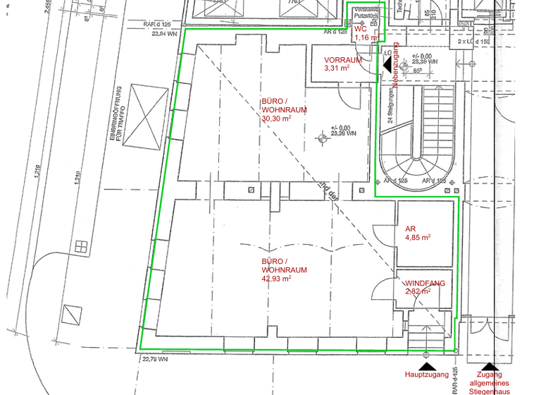 Bürofläche zum Kauf 229.000 € 2 Zimmer 85 m² Bürofläche Wien(Stadt) 1050